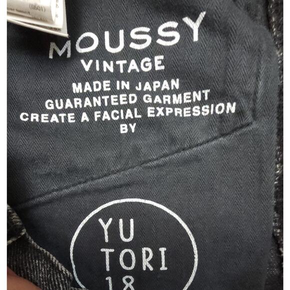 MOUSSY VINTAGE Cut-Off Distressed Button Fly Shorts 24 - Picture 8 of 8
